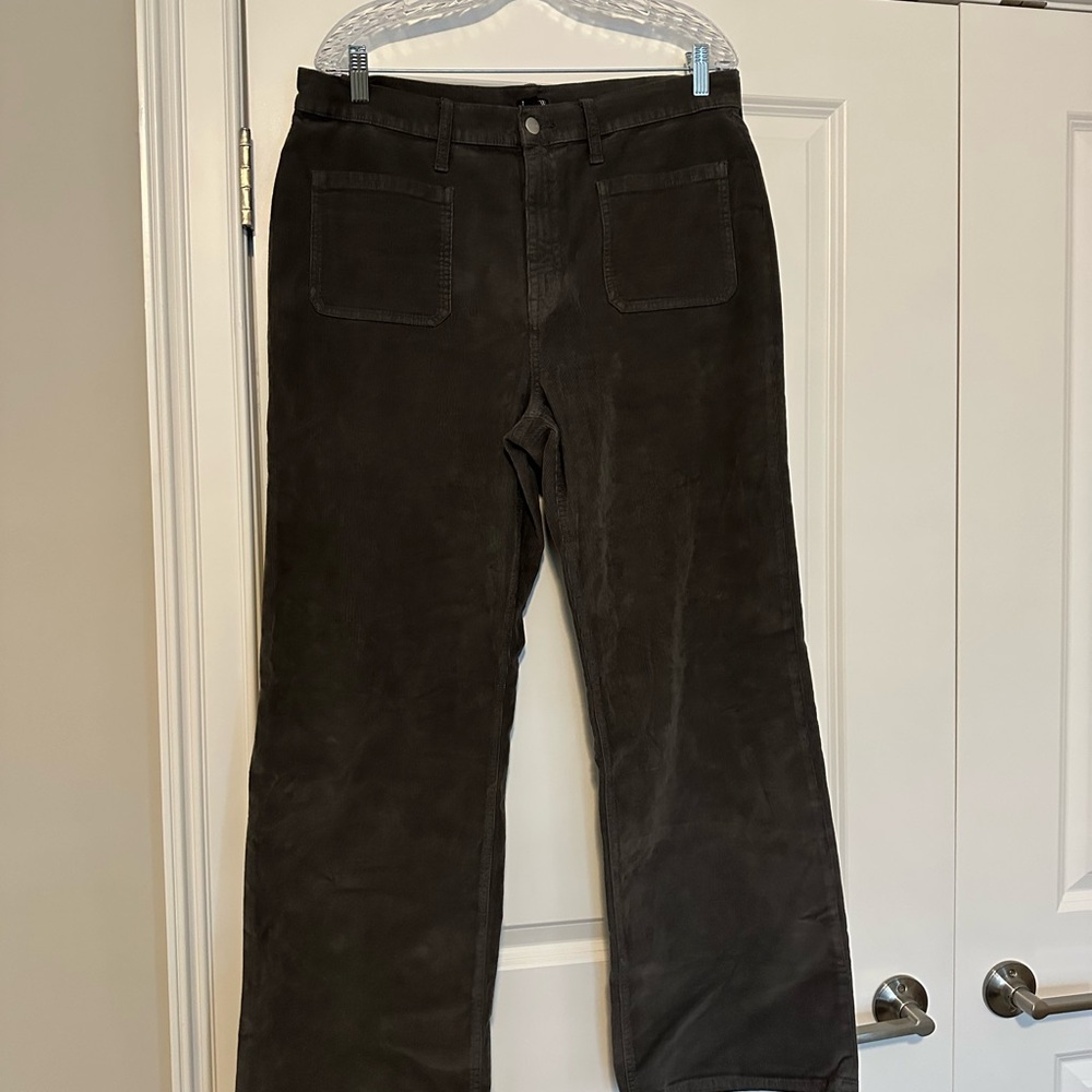 Dark Grey Wide-Leg Pants